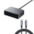 Anker Prime Charger (200W, 6 Ports, GaN) and Anker Prime USB-C to USB-C Cable 240W