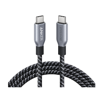Anker Prime Charging Station (8-in-1, 240W) and Anker Prime USB-C to USB-C Cable (240W, Upcycled-Braided)