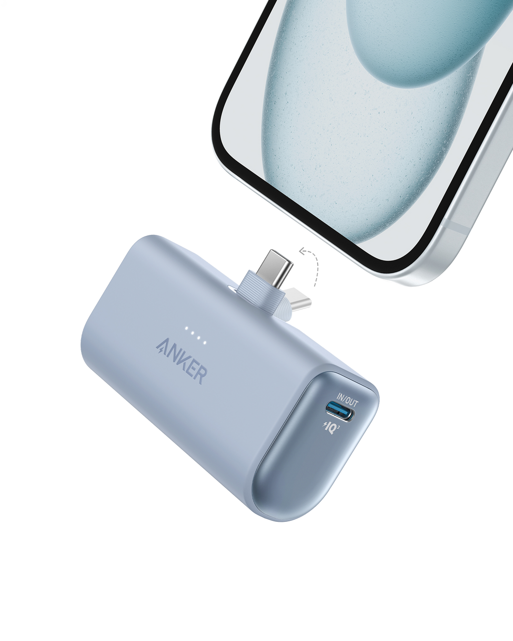 Anker Nano Power Bank (22.5W, Built-In USB-C Connector) and Anker Nano Charger (30W)