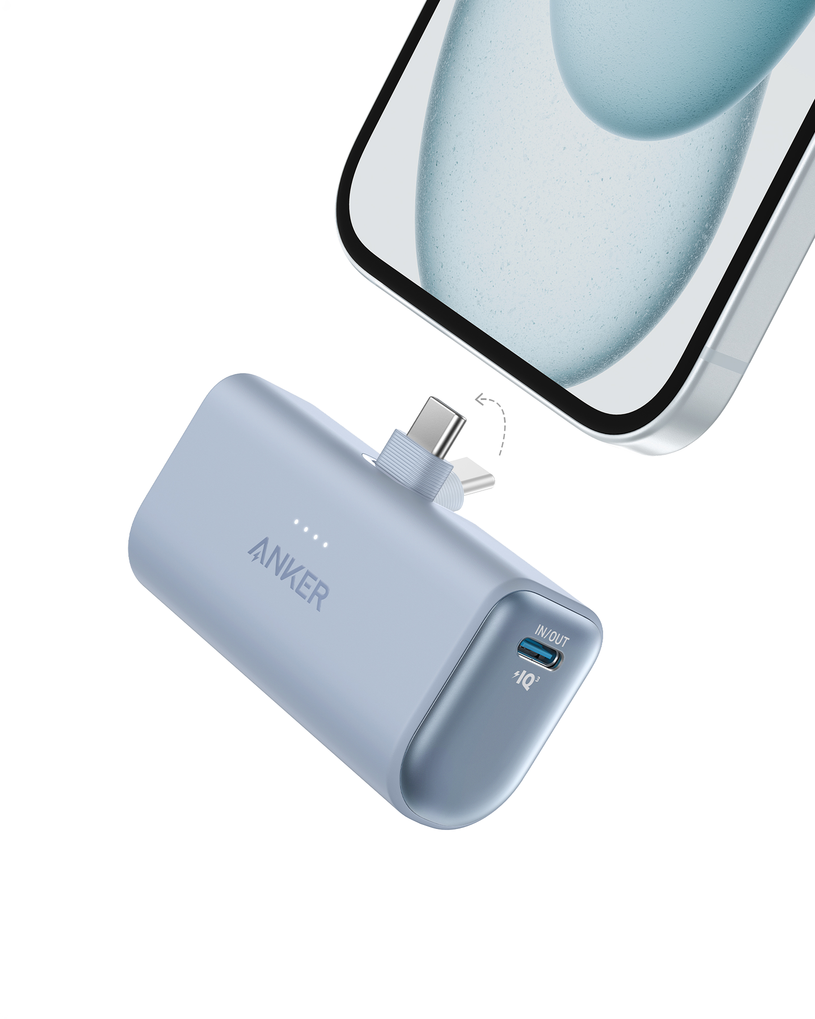 Anker Nano Power Bank (22.5W, Built-In USB-C Connector) and Anker Nano Charger (30W)