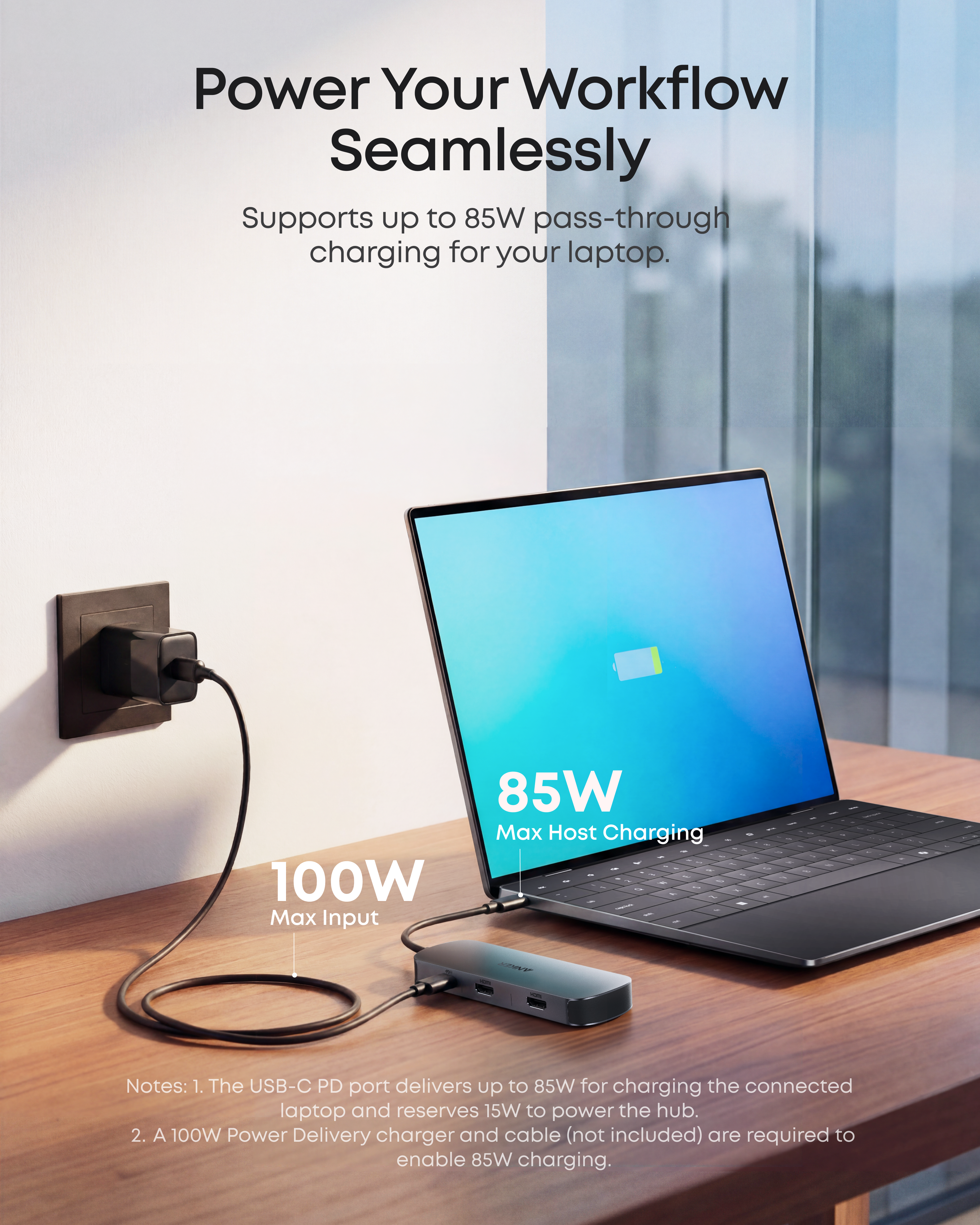 Anker Nano USB-C Hub (8-in-1, Dual Display)