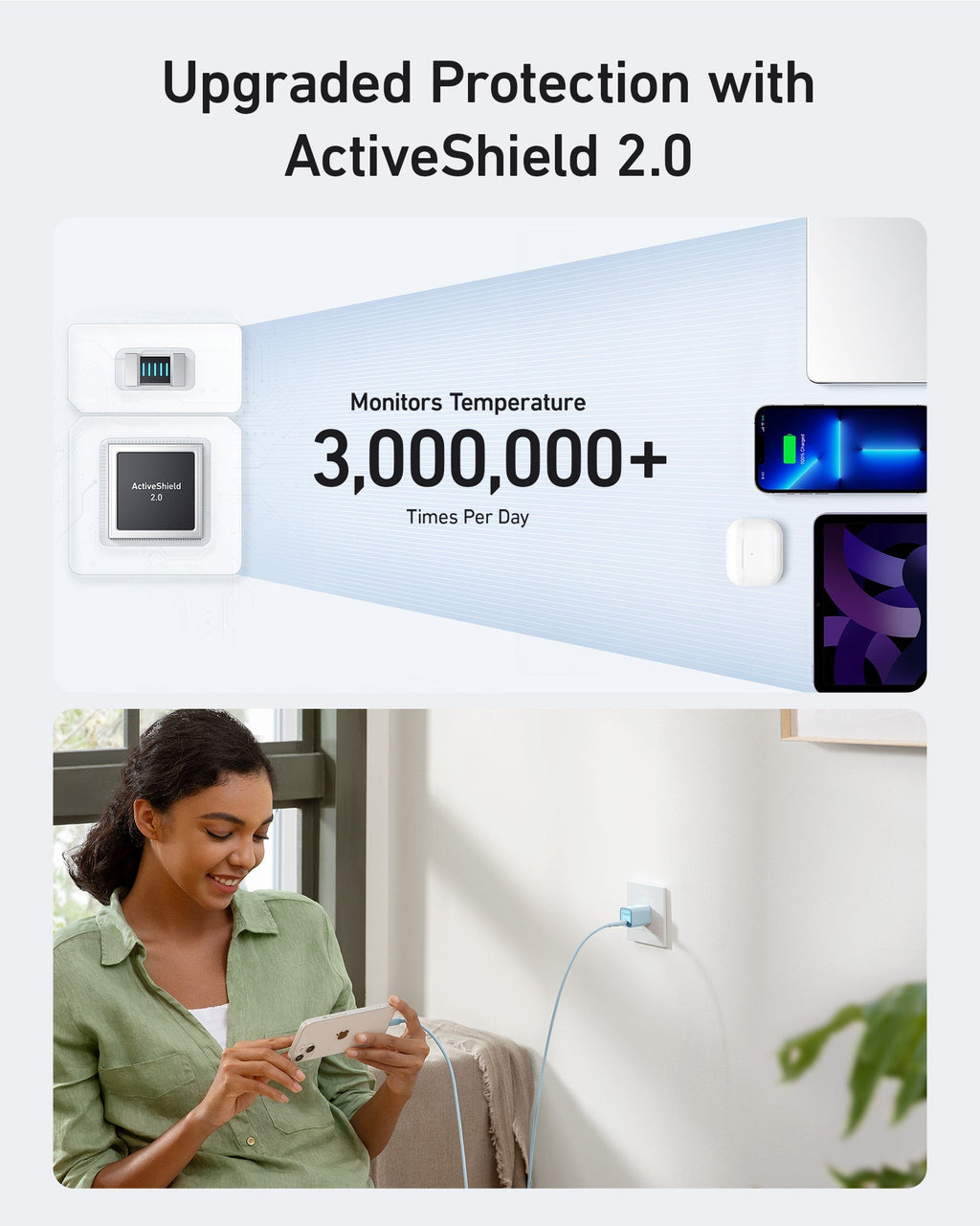 Anker Nano Power Bank (22.5W, Built-In USB-C Connector) and Anker Nano Charger (30W)