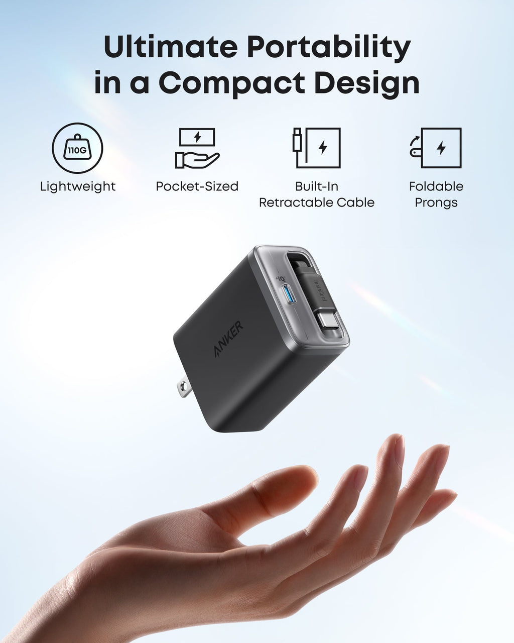 Anker MagGo Power Bank (10K, 35W, For Apple Watch) and Anker Nano Charger (35W, Built-In Retractable USB-C Cable)