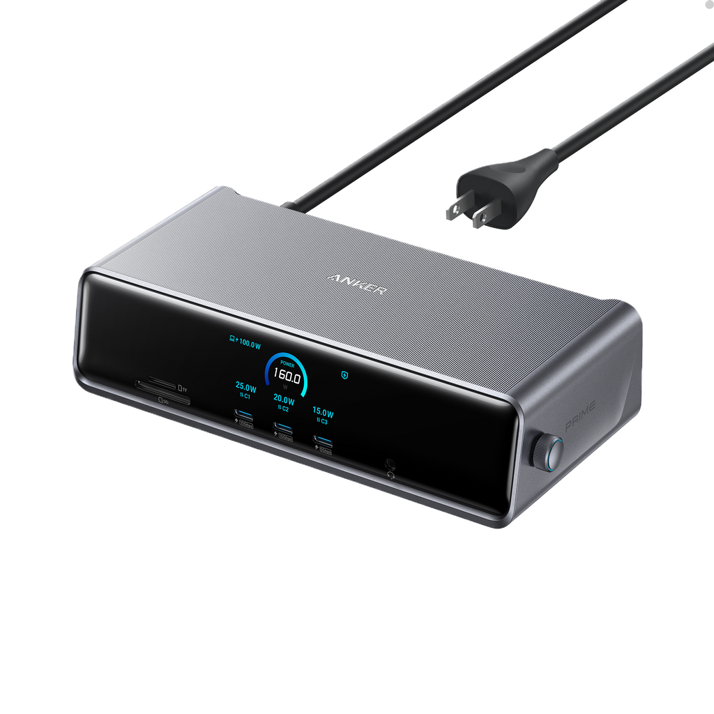 Anker Prime Docking Station (DL7400) and USB-C to USB-C Cable (Thunderbolt 4 Compatible)