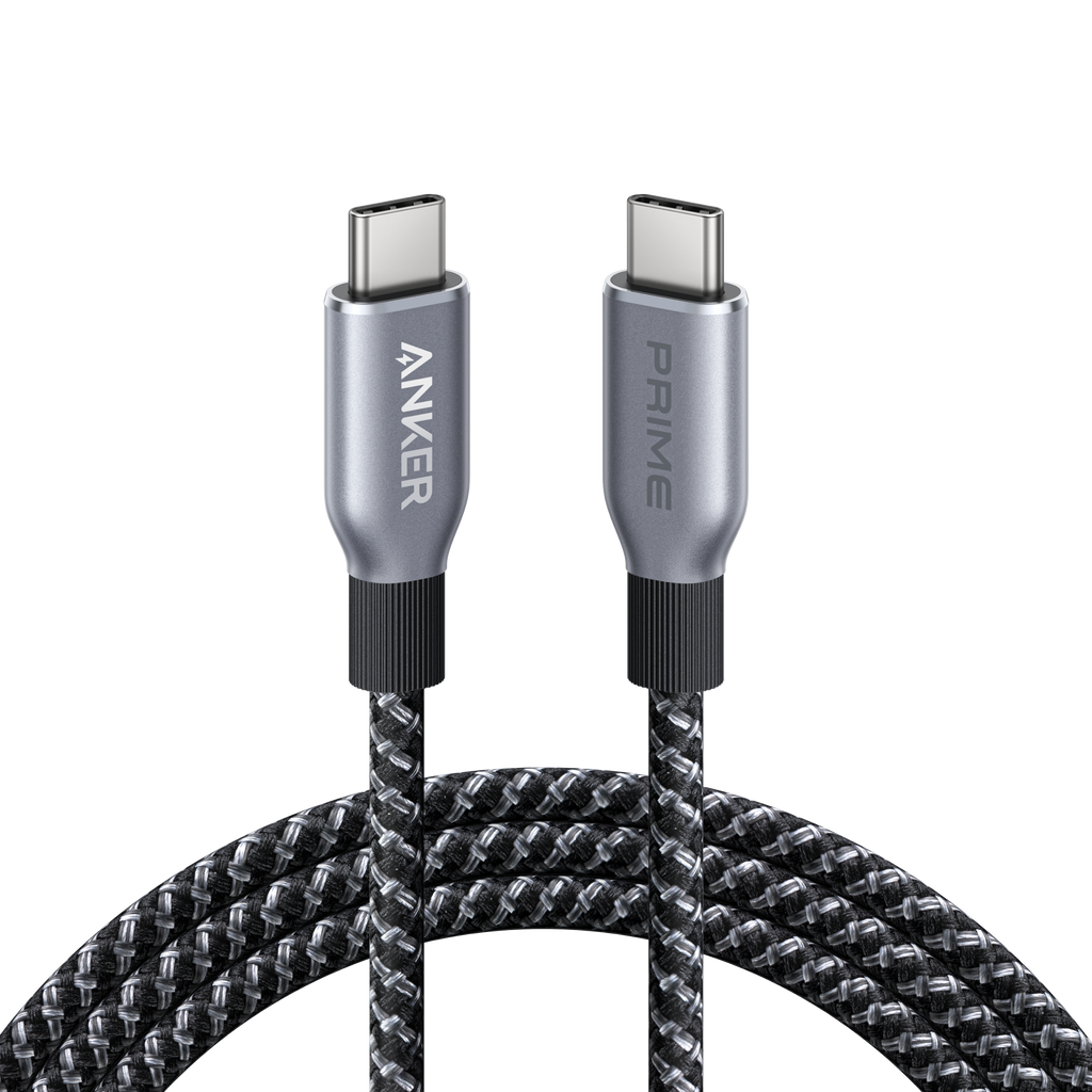 Anker Prime Wireless Charging Station (3-in-1, MagGo, AirCool, Foldable) and Anker Prime USB-C to USB-C Cable (240W, Upcycled-Braided)