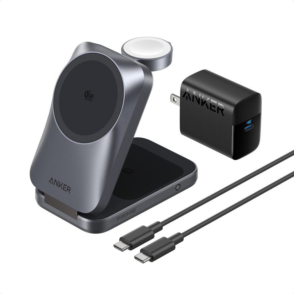 Anker Prime Wireless Charging Station (3-in-1, MagGo, AirCool, Foldable)(BOA)