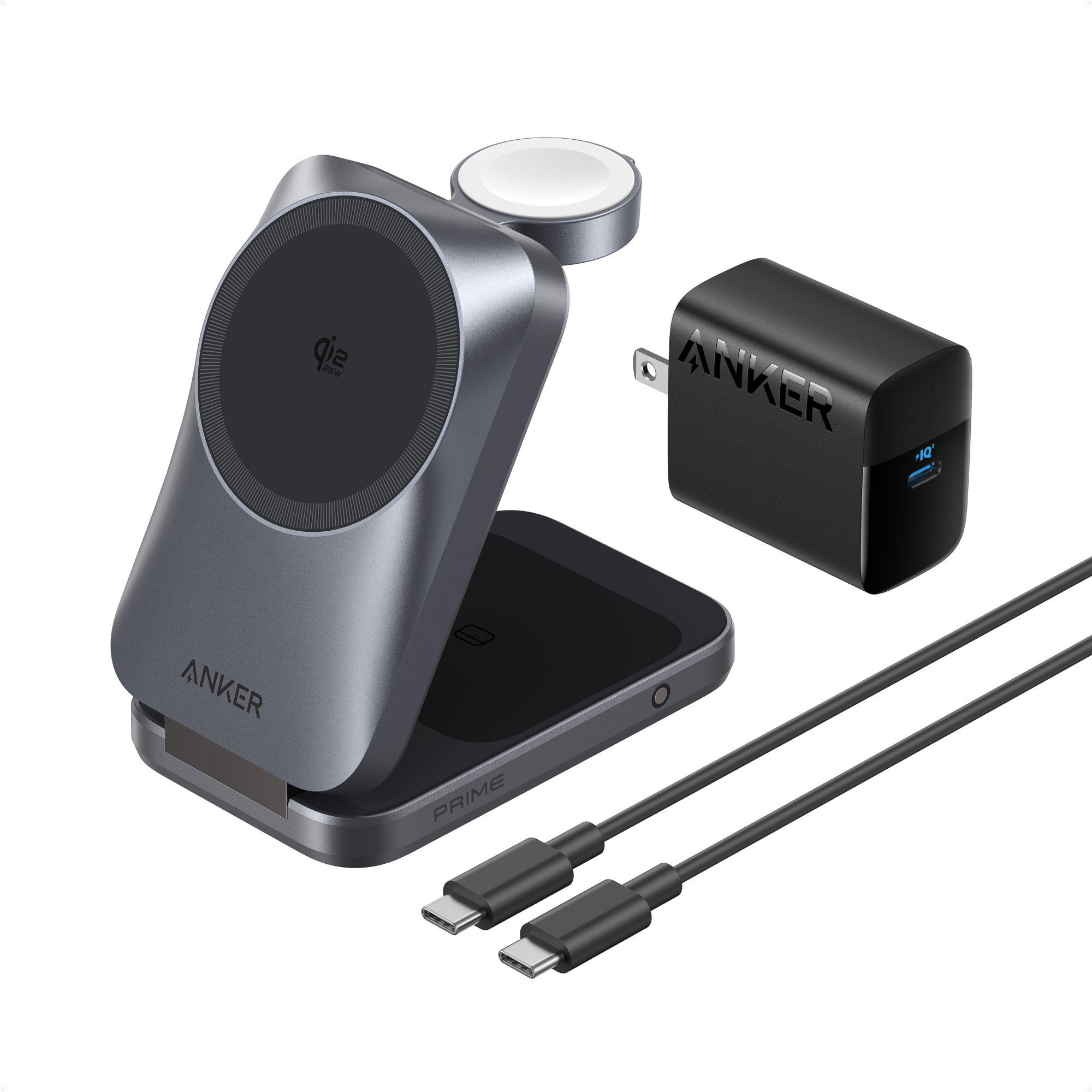 Anker Prime Wireless Charging Station (3-in-1, MagGo, AirCool, Foldable)(BOA)
