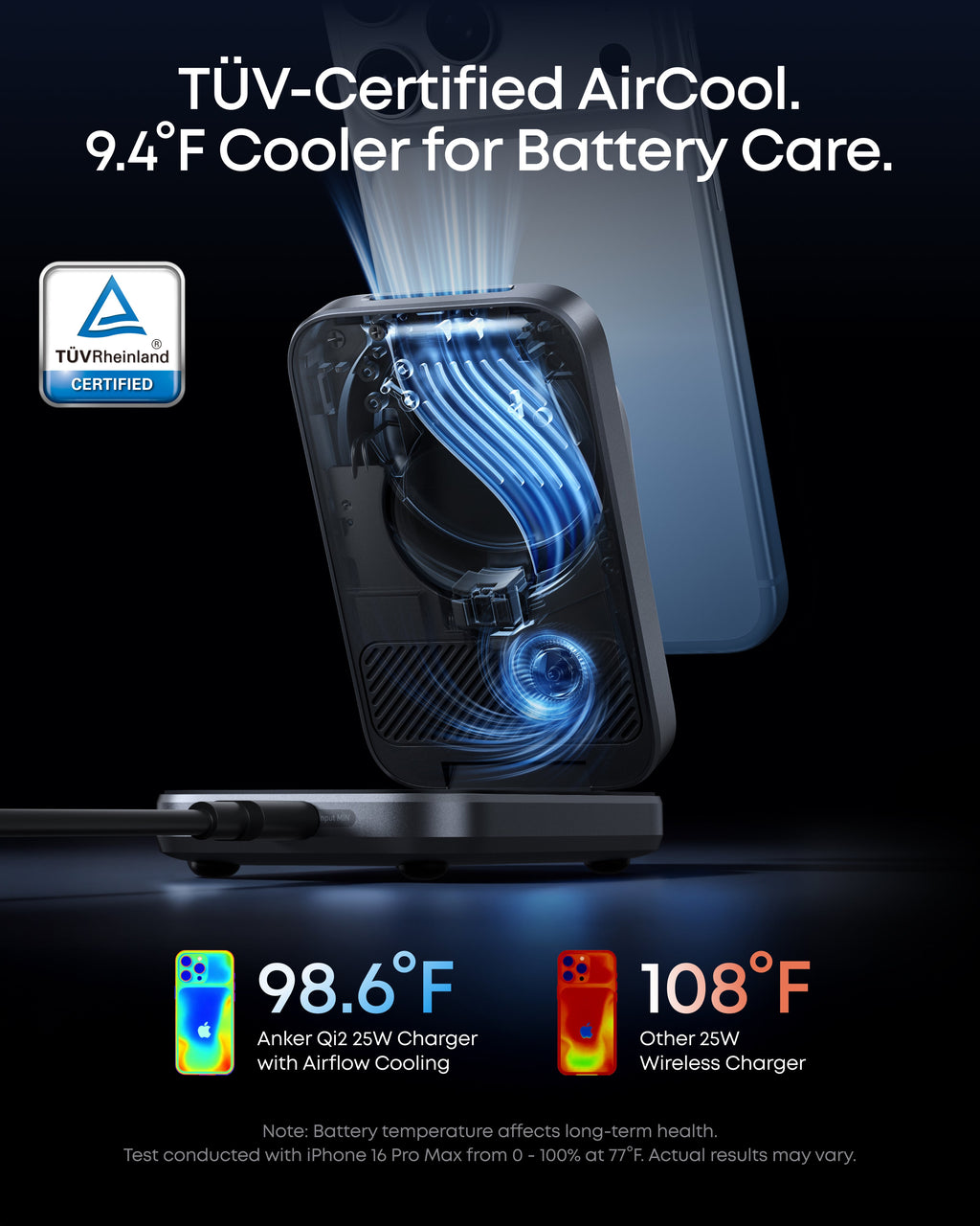 Anker Prime Wireless Charging Station (3-in-1, MagGo, AirCool, Foldable)