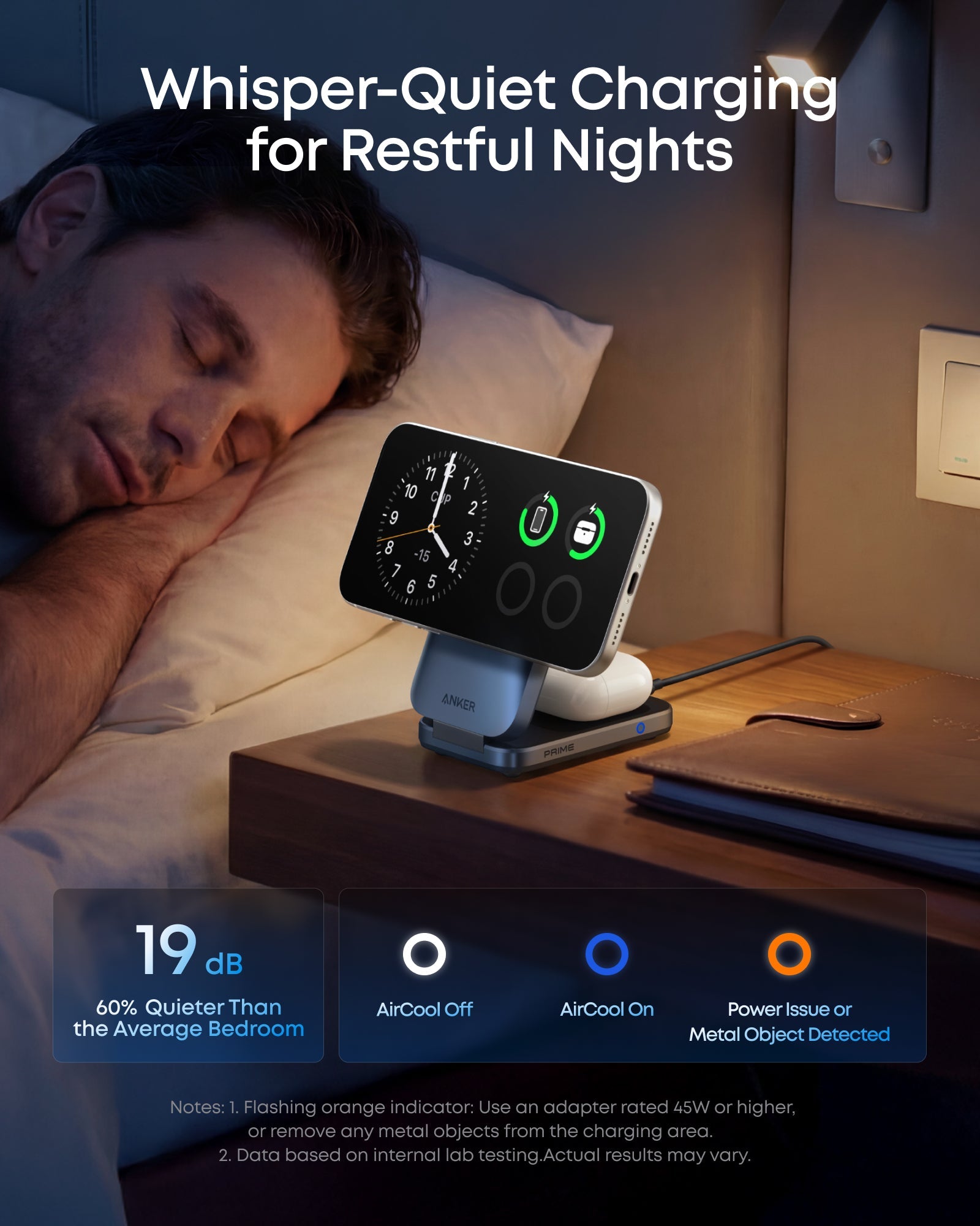 Anker Prime Wireless Charging Station (3-in-1, MagGo, AirCool, Foldable)