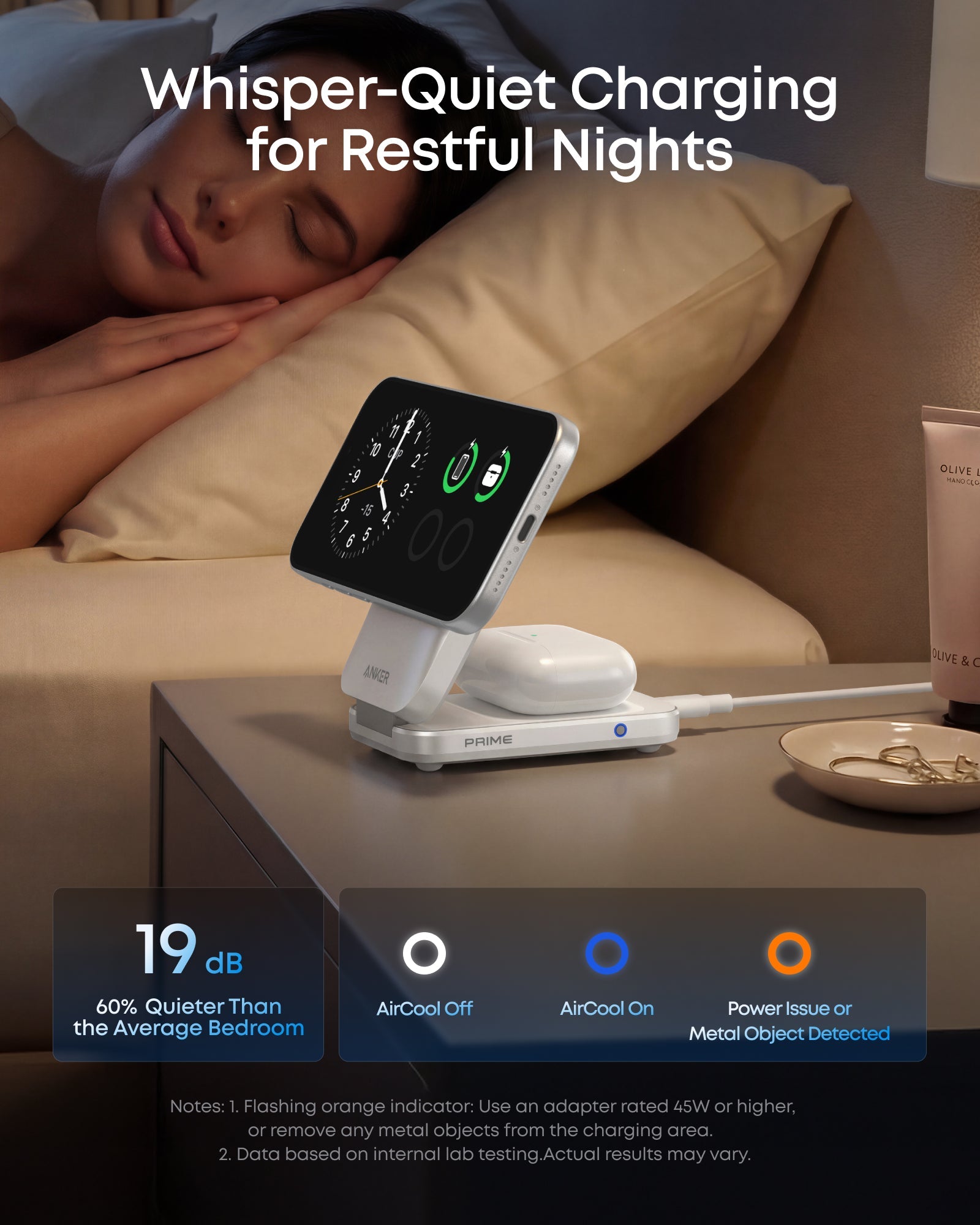 Anker Prime Wireless Charging Station (3-in-1, MagGo, AirCool, Foldable)