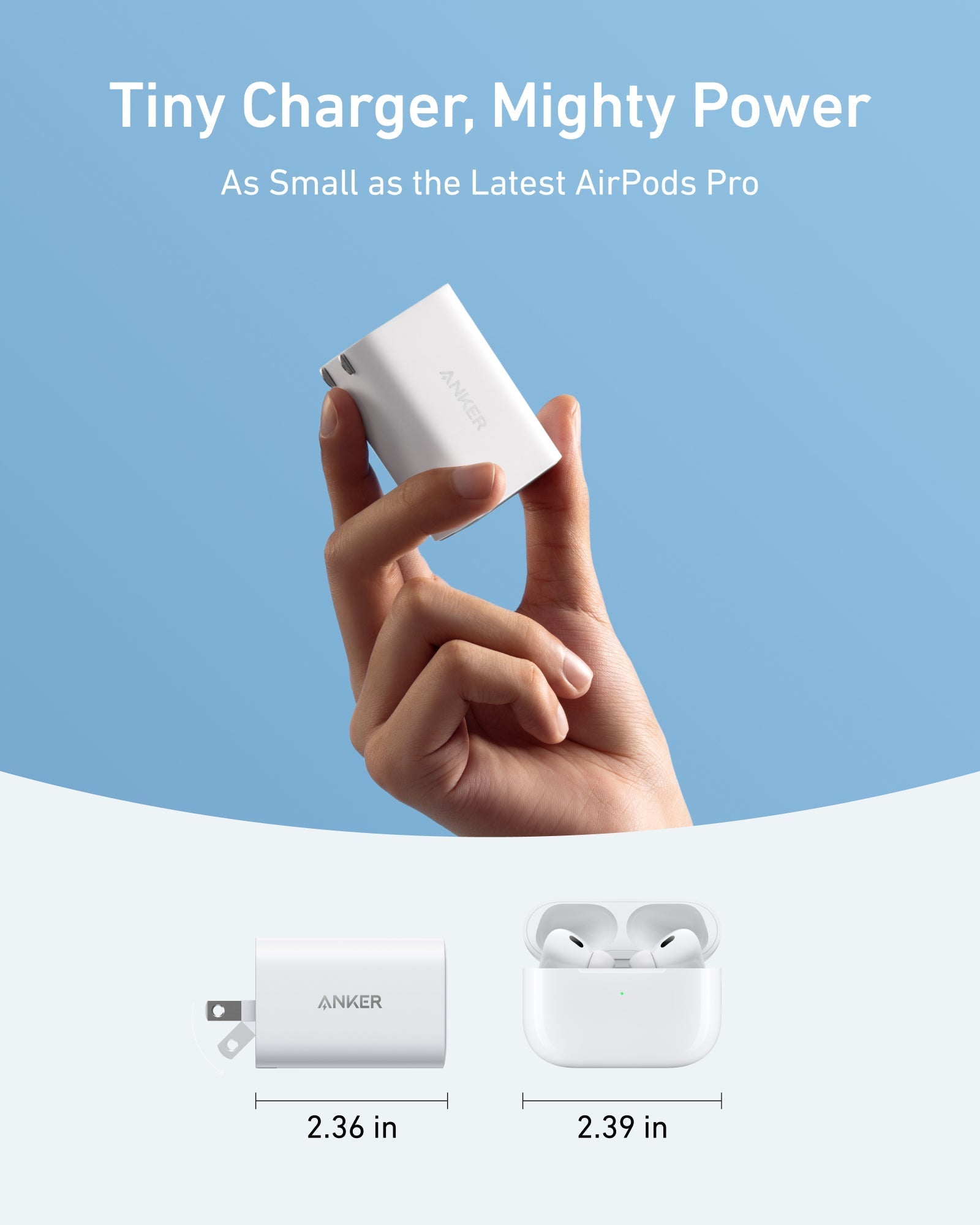 Anker Nano Charger (100W) with USB-C Cable (2-pack)