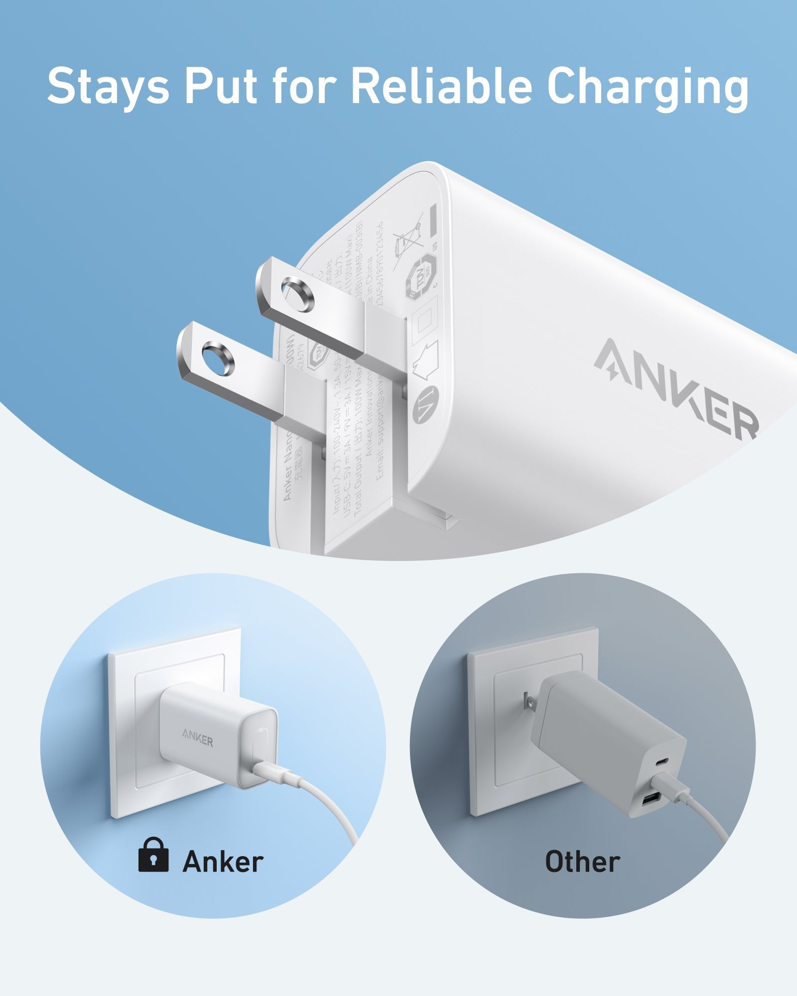 Anker Nano Charger (100W) with USB-C Cable (2-pack)