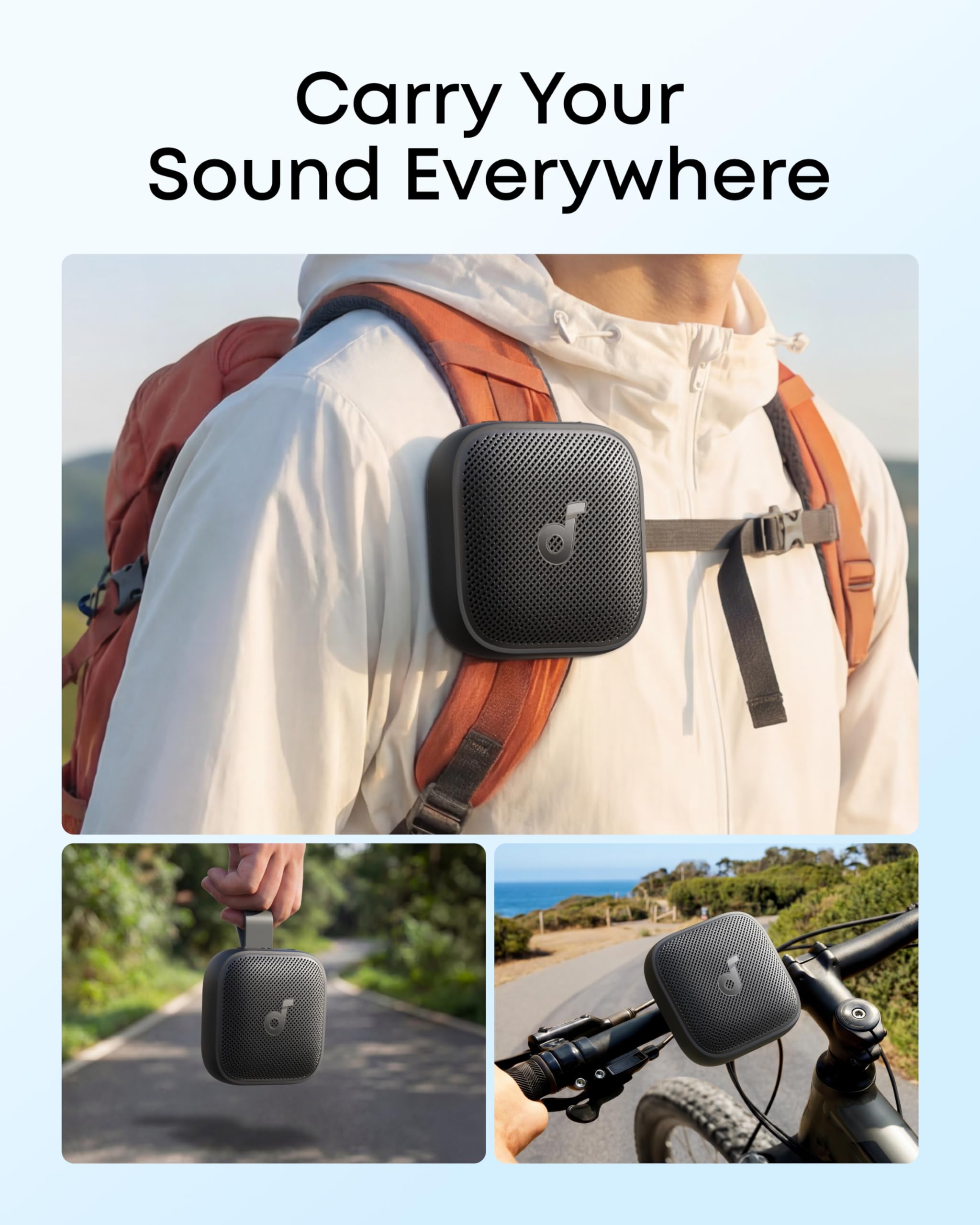 soundcore Boom Go 3i | Portable Bluetooth Speaker with Powerful Bass