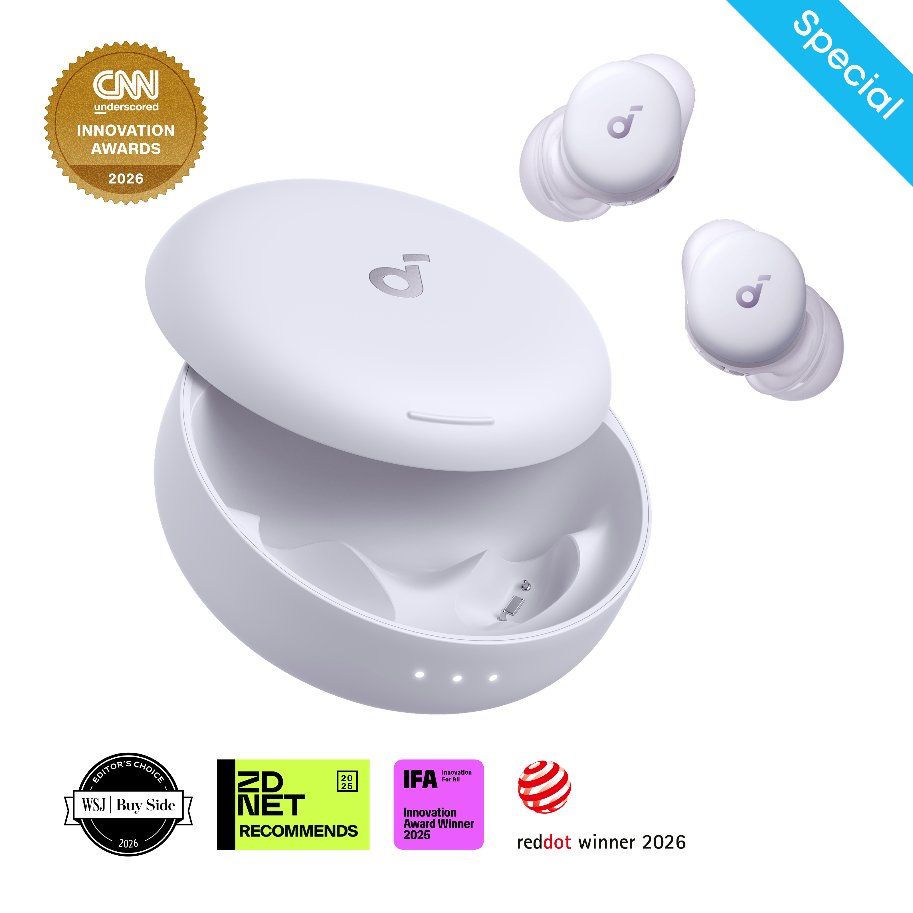 soundcore Sleep A30 Special / Sleep A30 | The World's First Sleep Earbuds with a Triple Noise Reduction System