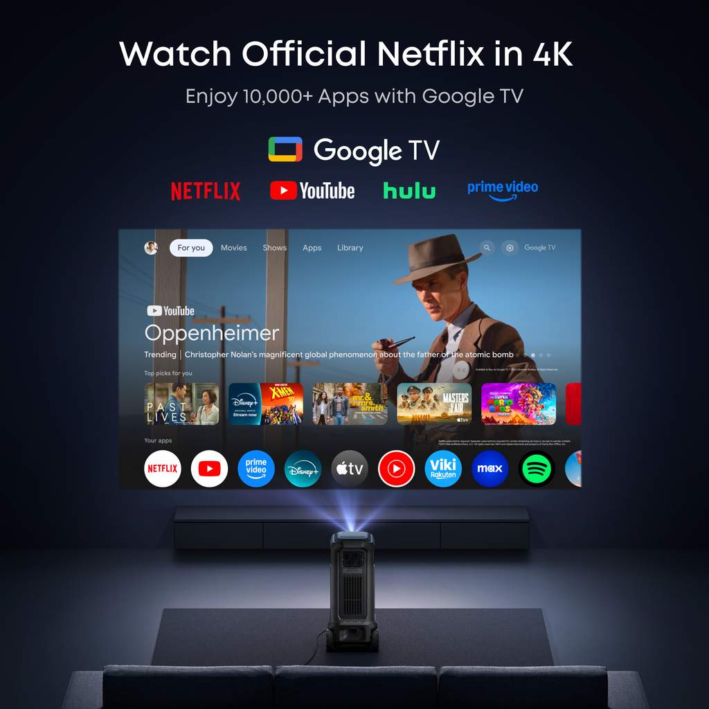 soundcore Nebula X1 Pro 4K Projector | World's First Mobile Theater Station