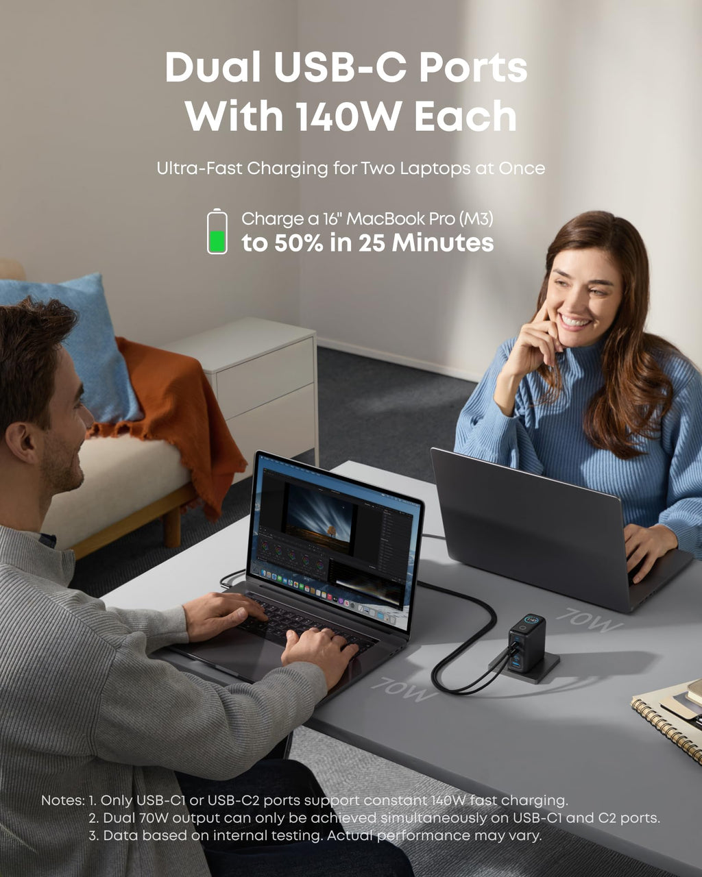 Bundle kit: Anker Laptop Power Bank and Anker Laptop Charger
