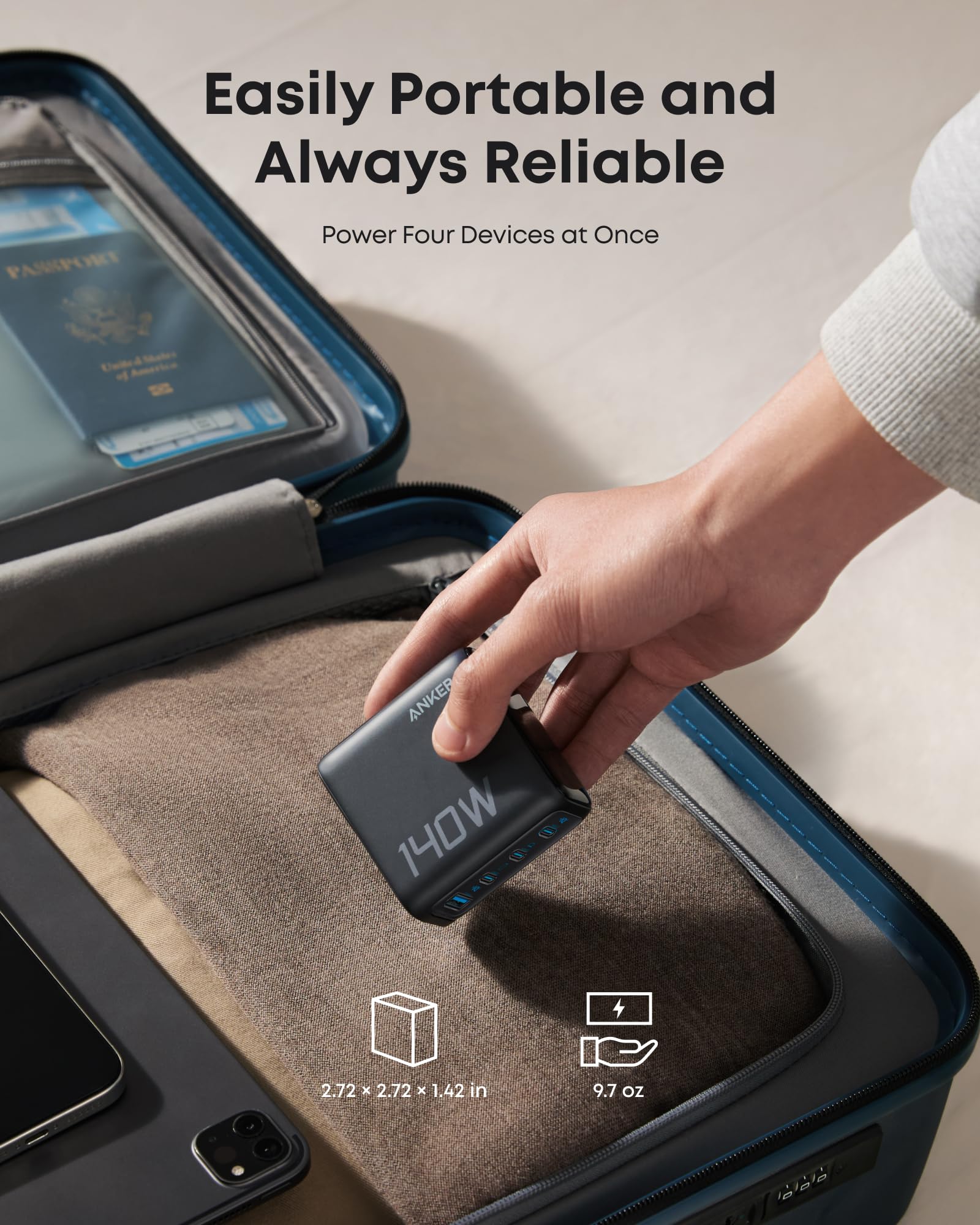 Bundle kit: Anker Laptop Power Bank and Anker Laptop Charger
