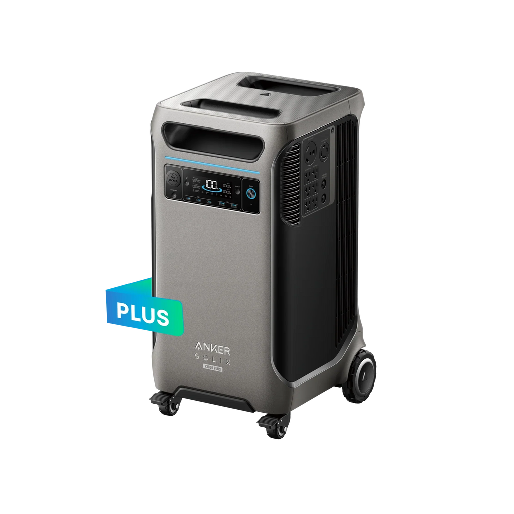 Anker SOLIX F3800 Plus Portable Power Station - 3,840Wh | 6,000W