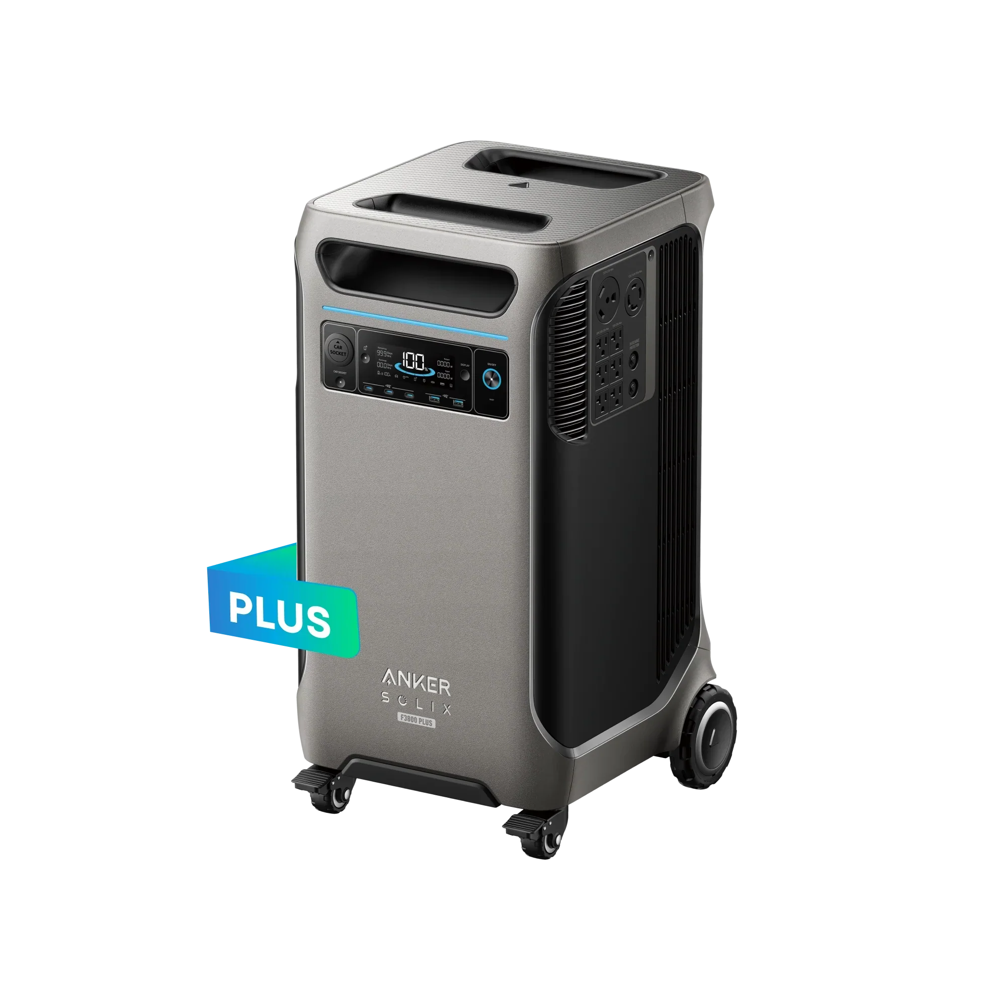 Anker SOLIX F3800 Plus Portable Power Station - 3,840Wh | 6,000W