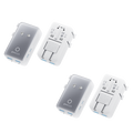 Anker Nano Travel Adapter (5-in-1, 20W, 2-Pack)