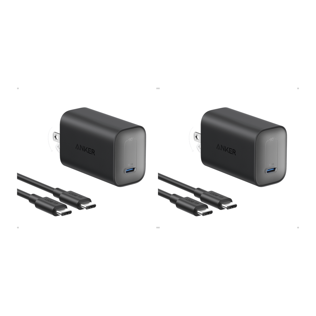Anker Nano Charger (100W) with USB-C Cable (2-pack)