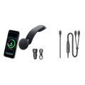 Anker Nano Wireless Car Charger (Magnetic, Detachable Pad) and Anker 140W 2-in-1 USB-C to USB-C Cable