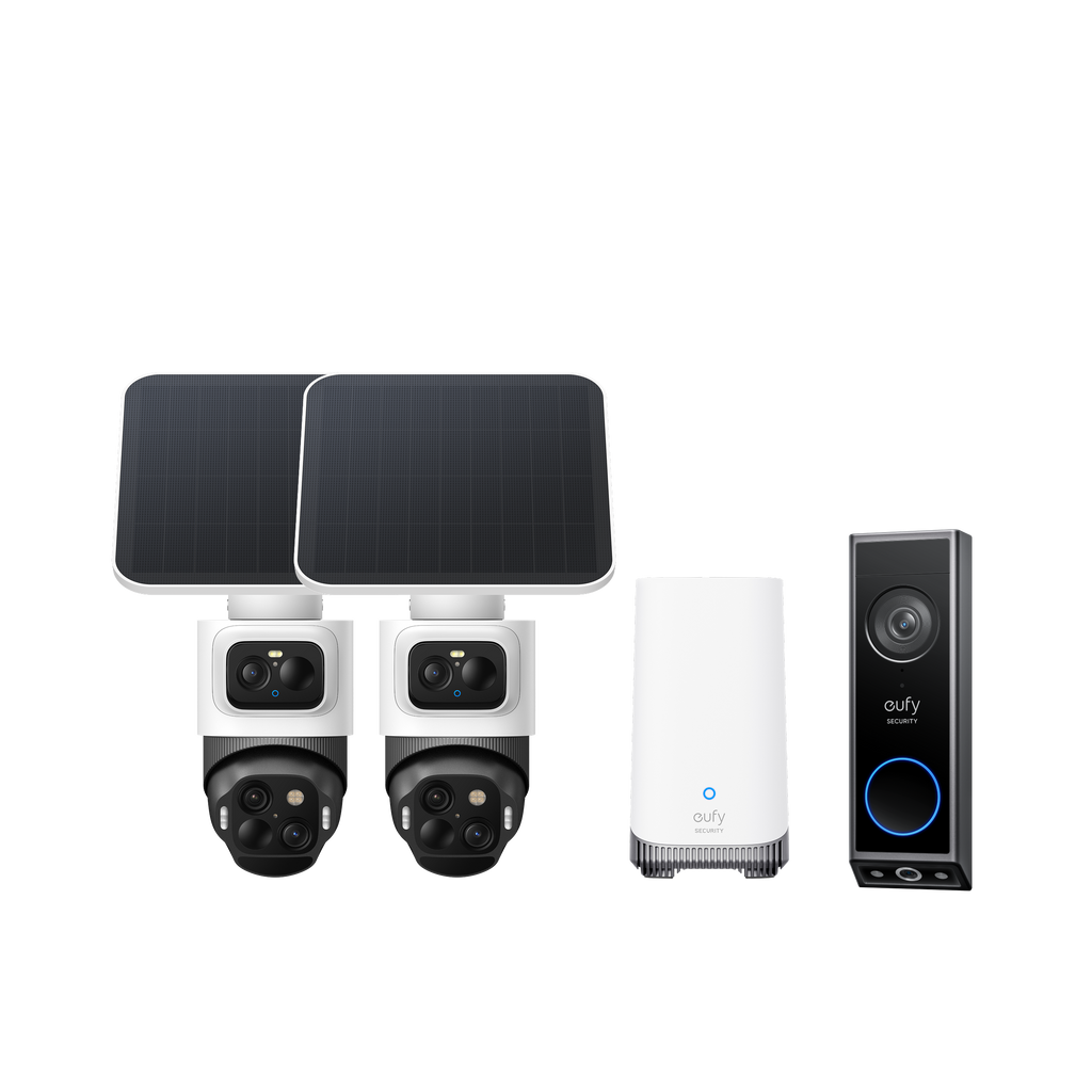 eufyCam S4 2-Cam Kit + Video Doorbell E340