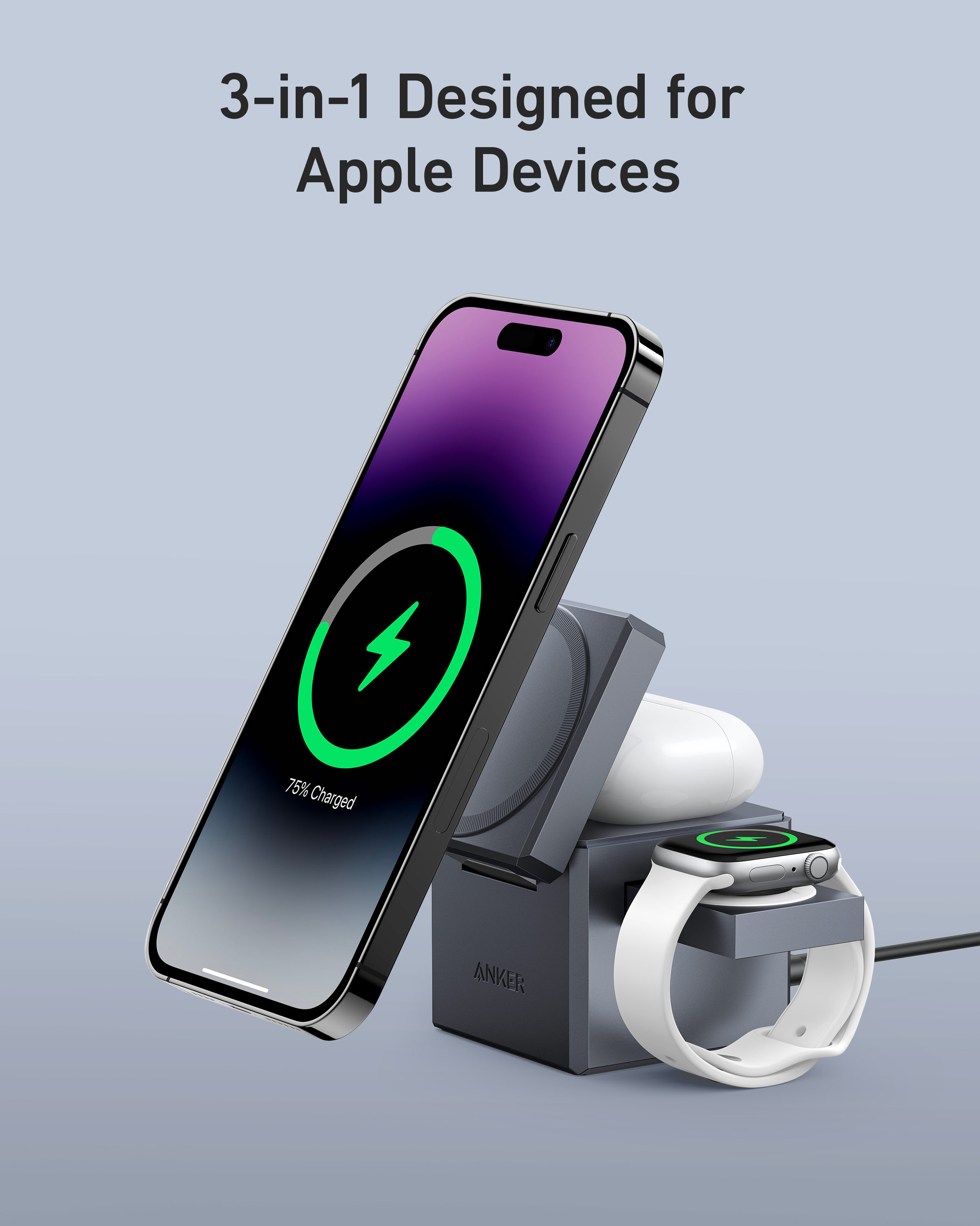 Anker 3-in-1 Cube with Qi2