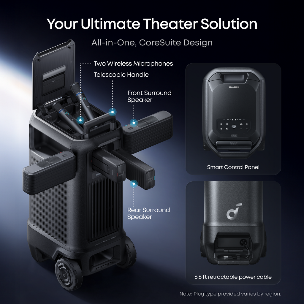 soundcore Nebula X1 Pro 4K Projector | World's First Mobile Theater Station